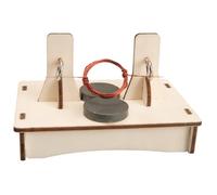 BESPORTBLE 1Set DIY Wooden Dc Motor Building Kit Educational Science Project for Self Assembly Engaging Experiment Kit for Young