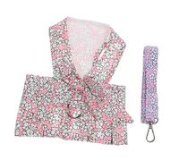 BESPORTBLE 1set Dog Dress Harness and Leash Set Lightweight Breathable Floral Vest for Dogs Easy to Wear Long Leash for Safe Outdoor Adventures