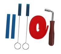 BESPORTBLE 1Set Durable Piano Tuning Wrench with Ergonomic Handle Rubber Mutes Essential Musical Instrument Accessories for Efficient Piano Tuning and Sound Control