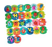 BESPORTBLE 1Set Educational Puzzle Board Letter Matching Cards for English Learning Safe and for Developing Logic and Reasoning Skills