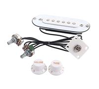 BESPORTBLE 1Set Electric Guitar Pickup Lightweight Durable Instrument Pickup for Enhanced Sound Effects for Electric Guitars Violins Music Lovers White