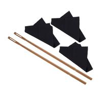 BESPORTBLE 1Set Flute Cleaning Rod and Cloth Kit for Flute Maintenance Includes Cleaning Rods and Soft Cloths for Interior and Exterior Care Lightweight and Easy to Use