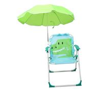 BESPORTBLE 1Set Folding Camping Chair with Umbrella Portable Outdoor Beach Chair for Durable Frame Ergonomic Design for Summer Travel and Pool Fun