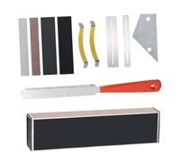 BESPORTBLE 1Set Guitar Luthier Tool Kit Fret Leveling Beam Crowning File String Spreader Fingerboard Guard for Guitar Repair and Maintenance Durable Grinding Tools for Luthiers