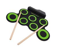 BESPORTBLE 1Set Hand Roll Up Drum Kit Portable Folding Electronic Jazz Drum Set with USB Connection Compact for Easy Storage for Practice and Performance