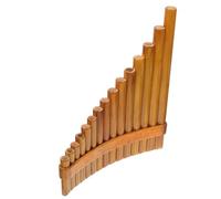 BESPORTBLE 1Set Key Bamboo Pan Flute for Beginners Durable Musical Instrument with Fine Workmanship Natural Wood Color for Music Enthusiasts and Learners