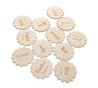 BESPORTBLE 1Set Milestone Cards Engraved Pregnancy Journey Markers for Newborns Growth Tracking Announcement Non Chemical Material for Scrapbooks Showers