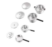 BESPORTBLE 1Set Mini Kitchen Ware Silver Cooking Utensil for Educational Pretend Play Accessory Safe and Kitchen Accessories Imaginative Play