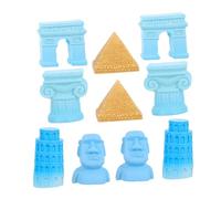 BESPORTBLE 1Set Miniature World Famous Building Models Precision Crafted Architectural Figurines for Micro Landscape and Dollhouse Decor Includes Leaning Tower of Pyramid
