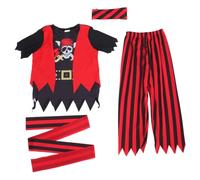 BESPORTBLE 1Set Pirate Costume Halloween Dress Up for Authentic for Pretend Play for Parties and Role Play Fun