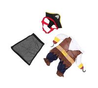BESPORTBLE 1set Pirate Dog Costume for Halloween Adorable Dog Cosplay Outfit for Parties Festivals and Family Creative Design for Your Beloved Pet
