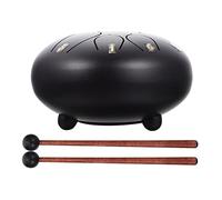 BESPORTBLE 1Set Portable Ethereal Drum Kit Note Steel Tongue Drum with Mallets Finger Caps Bag for Relaxation Meditation and Music Therapy