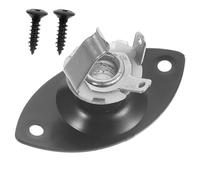 BESPORTBLE 1Set Professional Electric Guitar Jack Plates Durable Bass Input Socket Plates for Electric Guitars Basses Essential Replacement Parts Random Styles Plated