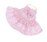 BESPORTBLE 1set Rabbit Dress Leash Cute Floral Pet Outfit for Bunnies and Comfortable Design for Dressing up Your Beloved Pet