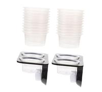 BESPORTBLE 1set Reptile Feeding Ledge with Cup Practical Water Feeder Feeding Platform for Reptiles Convenient Design for Tortoises Geckos and More Bowls