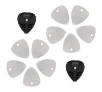 BESPORTBLE 1Set Stainless Steel Guitar Pick Set with Storage Box Durable Picks for Smooth Strumming Finger Protection for Practice Performance Includes Adhesive Cases for Easy