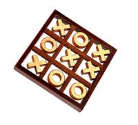 BESPORTBLE 1Set Wooden Chess Game Educational Chess for Family Enhance Thinking Logic Skills for Parties Easy Storage Use