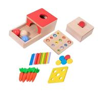 BESPORTBLE 1Set Wooden Shape Sorting for Montessori Educational Sensory Learning for Fine Motor Skills and Cognitive Development