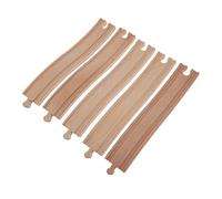 BESPORTBLE 1Set Wooden Train Track Expansion Accessories for Fun Railway Building for Creative Play for Birthdays and Christmas and Beautiful Design