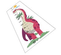 BESPORTBLE 1Sheet Cartoon Dinosaur Height Chart Wall Decal Self Adhesive Growth Chart for Animal Design Wall Stickers for Nursery and Room