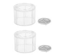 BESPORTBLE 2 Pack Reptile Box Critter Keeper Breeding Cage Hatching Container Feeding Cage Ventilated Acrylic for Spiders Geckos Snakes