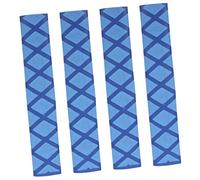 BESPORTBLE 2 Pairs Blue Drumstick Covers Anti Slip Wraps with Heat Shrinkage and Repeatable Water Washing for Drum Players, Sturdy Irradiation Cross-linked Polyethylene Material for Marching
