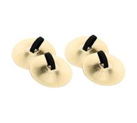 BESPORTBLE 2 Pairs Finger Cymbals Dancing Percussion Instruments for Belly Dance Crisp Sound Lightweight Design for Performances and Practice