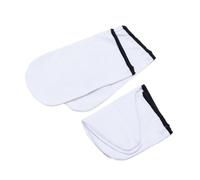 BESPORTBLE 2 Pairs Paraffin Wax Gloves and Foot Covers for Hand Treatment Cotton Bath Gloves with Heat Retention Soft Comfortable Covers for Spa Hand Feet Care and Nourishing Wax Bath Therapy