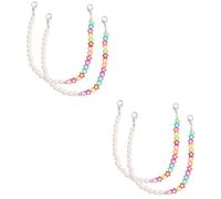 BESPORTBLE 2 Pairs Women Shoe Chains with Pearl and Star Charms Lightweight Boot Chain Jewelry for Stylish Decoration Versatile Accessory for Any Occasion