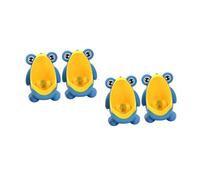 BESPORTBLE 2 pcs Cartoon Frog Boy Pee Potty Trainer with Rotating Windmill Wall Mounted Portable Urinal for Toilet Training Durable Material Space Saving Design for Boys