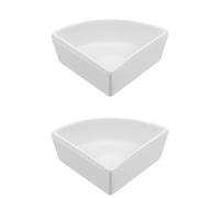 BESPORTBLE 2 Pcs Ceramic Pet Bowl Versatile Feeder Food and Water Dish for Hamsters and Birds