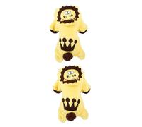 BESPORTBLE 2 Pcs Dog Clothes Pet Costumes for Small Dogs Pet Pajamas Winter Doggie Clothes Party Dog Cloth Warm Puppy Jacket Dog Lion Costume Winter Dog Outfit Small Dogs Clothes Elk