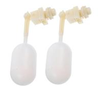 BESPORTBLE 2 Pcs Float Ball Valve Automatic Water Level Control for Livestock Waterer Bowl Accessories Shut Off Float Switch for Pigs Cattle Sheep Weatherproof Abs Valve for Farm Stock Tank