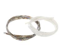 BESPORTBLE 2 Pcs Guitar Binding Purfling Edging Strips 1640×6×1.5mm Abalone Shell White Iridescent Inlay for Acoustic Guitar Edge and Soundhole Decoration, Luthier Trim Supplies