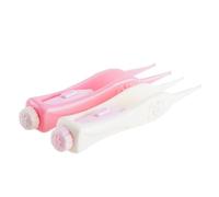 BESPORTBLE 2 Pcs LED Earwax Removal Tool Flexible Plastic Ear Cleaner for Boy Girl Visible Light Design Easy Operate Portable Earwax Cleaner White Pink