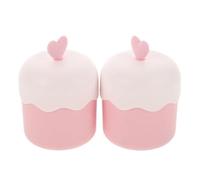 BESPORTBLE 2 Pcs Portable Facial Foam Maker Cups for Travel, Plastic Face Wash Foamer Simple Operation, Produces Rich Bubbles, for Women
