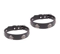 BESPORTBLE 2 Pcs Skull Halloween Pet Collar Pet Supplies Dog Puppy Cat Adjustable Fashion Unique Decor