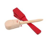 BESPORTBLE 2 Pcs Wooden Castanets Musical Instruments Castanets Percussion Musical Instruments for Rhythm Instruments Percussion Clapper Castanet Wood Clapper