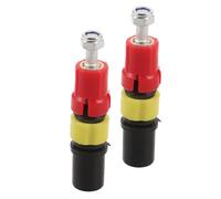 BESPORTBLE 2 Pieces Red 14mm Diameter Trekking Pole Expansion Tubes Replacement Parts for Hiking Sticks, Shock Absorbing Accessories for Walking Poles, Suitable for Mountaineering and Hill