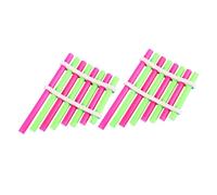 BESPORTBLE 2 Set DIY Panpipe Musical Instrument Kit for Students Homemade Science Experiment Plastic Metal Materials Educational Pan Flute Project for Learning Sound Principles Portable and