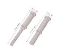 BESPORTBLE 2 Set Rocking Horse Handles Lightweight Plastic Threaded Replacement Grips for Riding Stable Safety Design Compatible with Multiple Play Environments