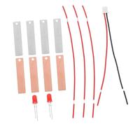 BESPORTBLE 2 Sets DIY Fruit Battery with Zinc-copper for Science Experiment Kit Educational Physics Lab for Renewable Energy Teaching with LED Light From Potato Lemon