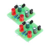 BESPORTBLE 2 Sets DIY Soldering Training Kit with LED Bistable Circuit for Electronic Repair and School Experiments Welding Practice Kit for Beginners with Flashing Light Module Electrical