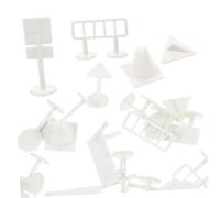 BESPORTBLE 2 Sets Educational Traffic Road Signs for Realistic Miniature Signal and Street Signs Interactive Model for Childrens Learning and Creative Play for Sharing and Role Play