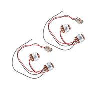 BESPORTBLE 2 Sets Electric Bass Wiring Harness Compatible with Multiple Models Durable Guitar Accessories for Upgrades Repairs and Professional Music Performances