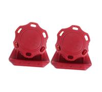 BESPORTBLE 2 Sets Football Helmet Visor Clips Screws Durable Nylon Fasteners for Secure Attachment Easy Installation Enhance Performance Visibility the Field
