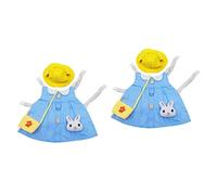 BESPORTBLE 2 Sets Halloween Pet Costumes Rabbit Headwear Breathable Pet Suit Set Random Style