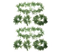BESPORTBLE 2 Sets Hawaiian Leaf Headbands Artificial Flower Wreaths Lightweight and Comfortable Cloth Material for Beach and Summer Party Accessories