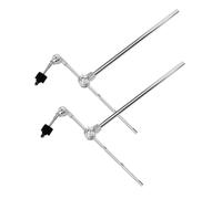 BESPORTBLE 2 Sets Heavy Duty Cymbal Arm Mount with Clamp Reinforced Stability and Quick Installation Compact Cymbal Stand Attachment for Secure Drum Set Expansion