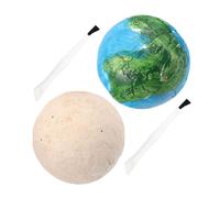 BESPORTBLE 2 Sets Planet Gemstone Dig Kit Educational Archaeology for Moon Earth Exploration Interactive Safe Hands Discovery Activity